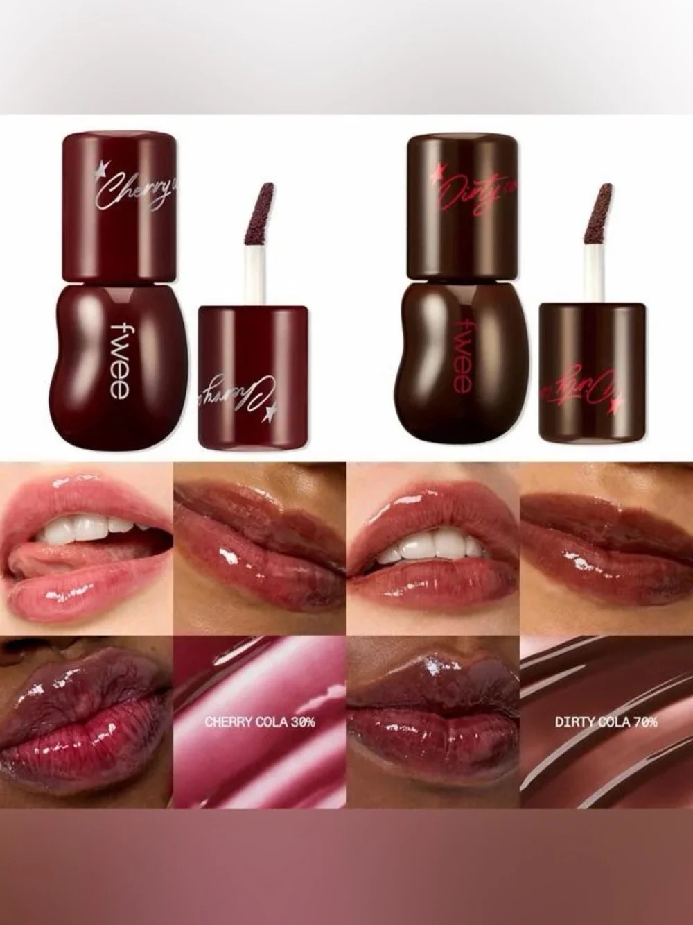Fwee 3D Volumizing Gloss - Dirty Cola (2 Pack)